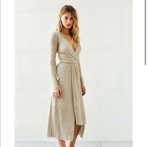 Bec & Bridge gold dress